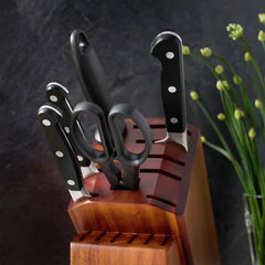 ZWILLING | 7-pc, Knife block set, Acacia | Pro