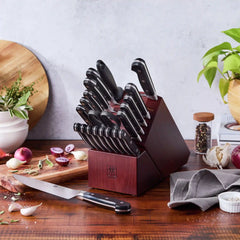 ZWILLING | 22-pc, Knife block set, Silver-Black | Pro