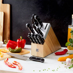 ZWILLING | 15-pc, Knife block set, Natural | ZWILLING Gourmet