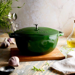 Staub | 5 qt, French oven, Basil | Cast Iron