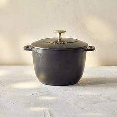 Staub | 1.5 qt, Petite French Oven, Matte Black | Cast Iron