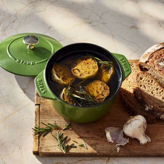 Staub | 1.5 qt, Petite French Oven, Pistachio | Cast Iron