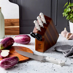 ZWILLING | 6-pc, Knife block set, Acacia | Pro le blanc