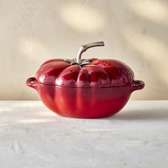 Staub | 3 qt, Tomato, Dutch Oven, Cherry | Cast Iron