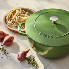 Staub | 5 qt, Essential French Oven, Pistachio | Cast Iron