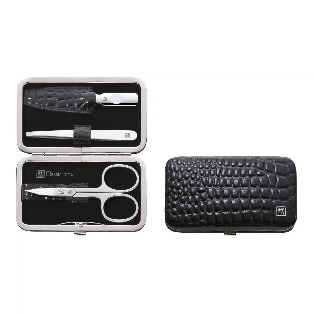 ZWILLING | 3-pc, Matte Black, Leather, Frame Case | CLASSIC