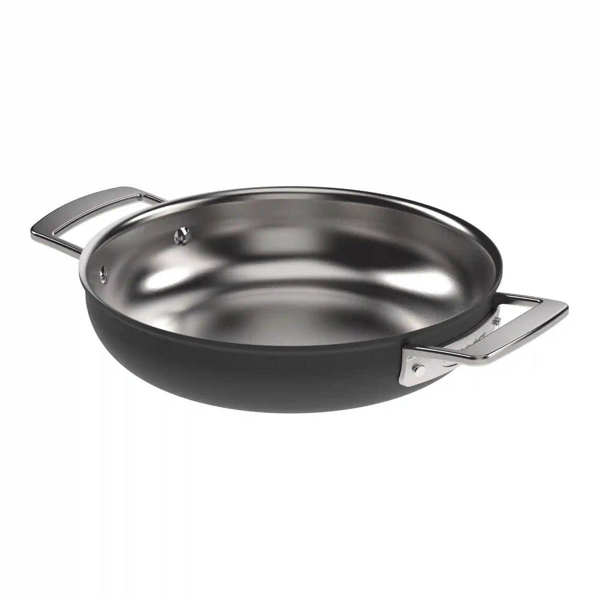 Demeyere | 9.5-inch, 18/10 Stainless Steel, Frying Pan | Black 5