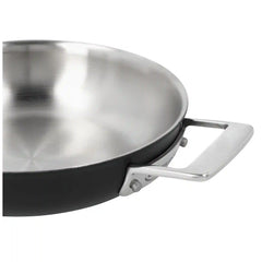 Demeyere | 9.5-inch, 18/10 Stainless Steel, Frying Pan | Black 5