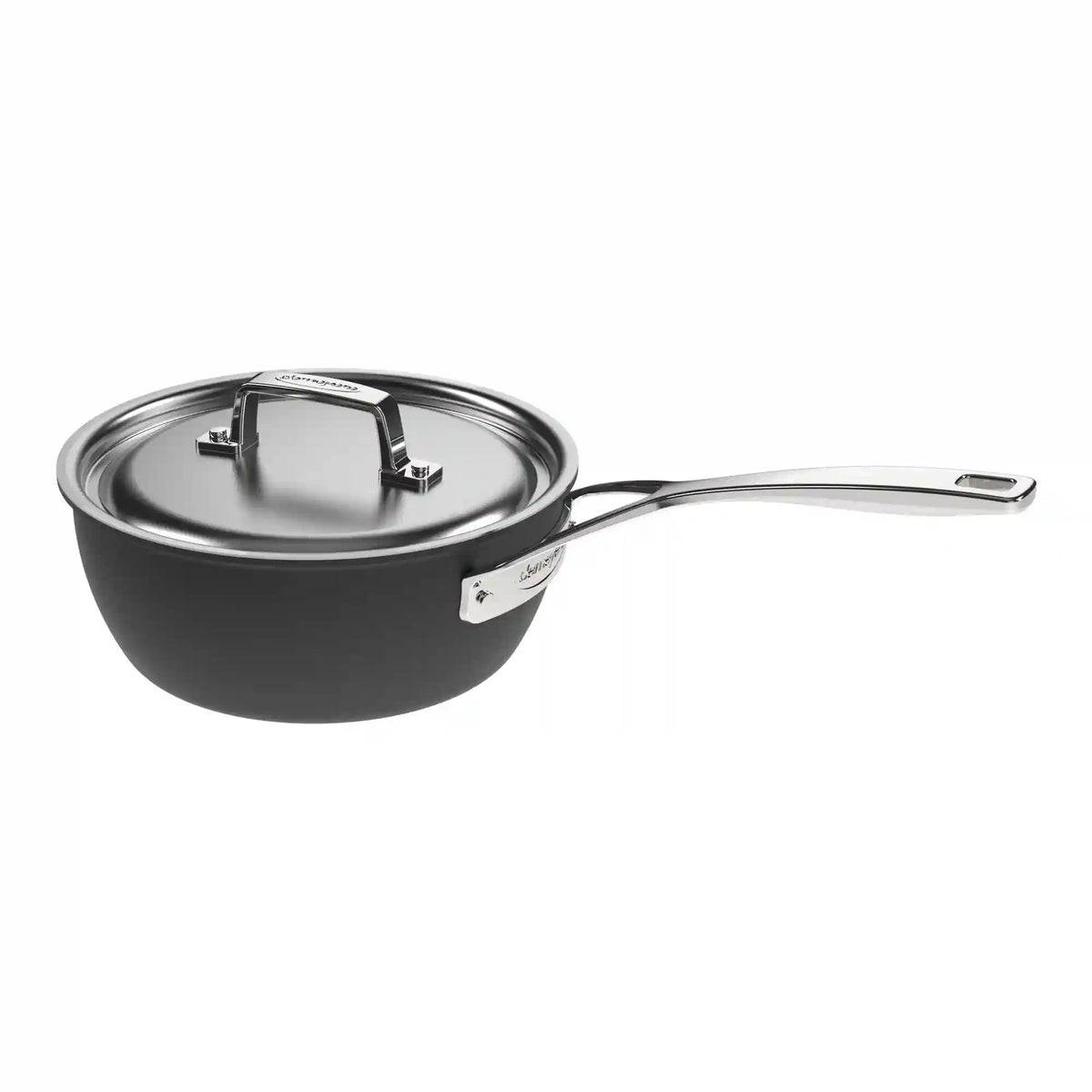 Demeyere | 2 qt Sauteuse, 18/10 Stainless Steel  | Black 5