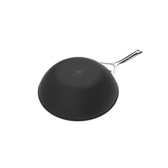 Demeyere | 12-inch, 18/10 Stainless Steel, Wok, Silver-Black | Black 5
