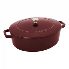 Staub | 6 qt, Wide Oval French Oven, Grenadine | Cast Iron