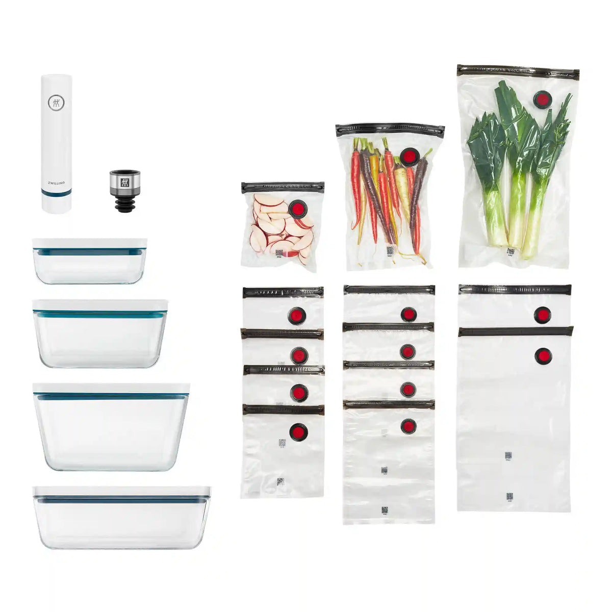 ZWILLING | Glass Vacuum Starter Set, 16-pc | Fresh & Save